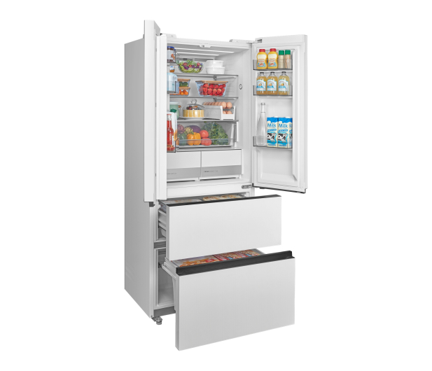 Lodówka Midea MDRF600BIE36 French Door No Frost 191cm Białe Szkło Do Obudowy WiFi 435L - 1525853 - zdjęcie 7